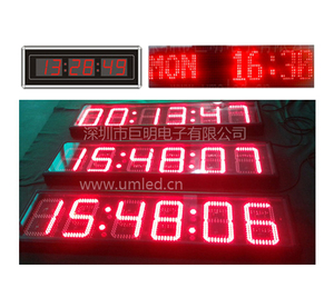 Remote Outdoor Days IP67 7-Segment-LED-Countdown-Anzeige Digital in Weiß Rot Grün Gelb RGB-Farben mit SDK-Funktion
