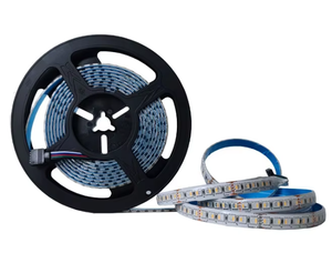 Лучшее качество 24 В DMX512 полоска программируемая 5050 RGB Пиксель Светодиодная лента для коммерческого освещения 8 бит/16 бит DMX512 Светодиодная лента - Product Image 1