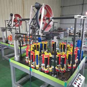 クレジットオーシャンフラット弾性ハーネス編組機高硬度コードレース編組機バドミントンストリングマシン