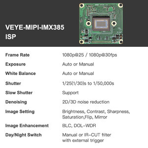 Kamera modul Jetson Embedded-Serie VEYE-MIPI-IMX385 Nano TX2 Xavier NX Raspberry Pi Compute-Modul