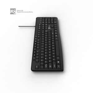 Customizable Multiple Language Versions Ergonomic Office <strong>Computer</strong> Wired <strong>Keyboard</strong> with 9 Multimedia <strong>Keys</strong> - Product Image 2