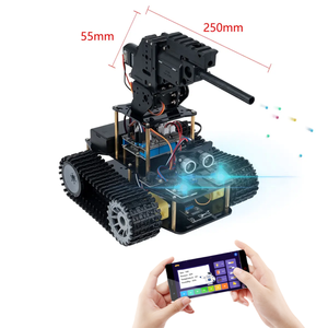 ACEBOTT ESP32 Steuer roboter tank mit Shooter-Kamera DIY für Arduino Intelligent Robot Kit für Kinder und Anfänger