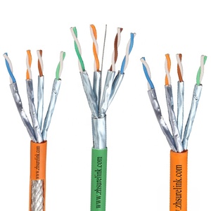 4 çift yüksek hızlı 1000ft 305m kedi 7 rulo PVC veya LSZH ceket ağ lan ethernet kablosu sftp cat7 - Product Image 1