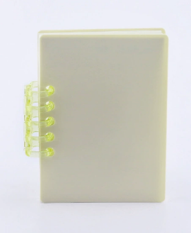 Beige coil book