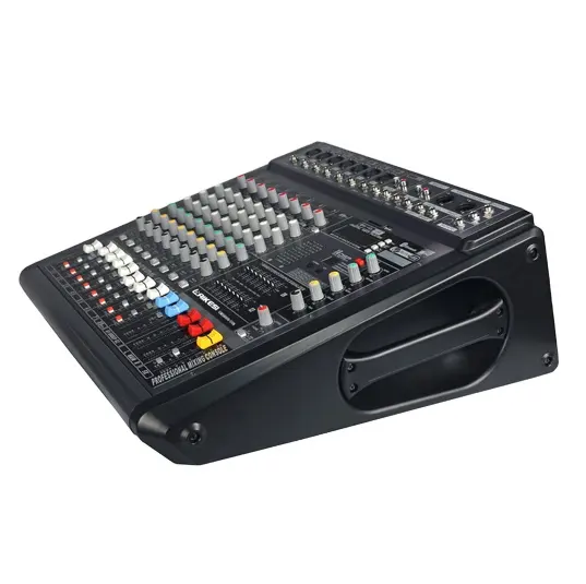 GMX800D Mixer Audio, dengan Amp Bertenaga Koneksi PC