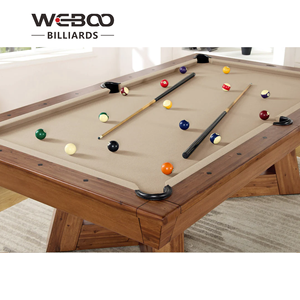 WEBOO Wholesale <strong>Multi</strong> <strong>Functional</strong> 7 Feet 8 Feet Solid Wood <strong>3</strong> in 1 Pool Dining Pool <strong>Table</strong> Family <strong>Game</strong> American Classic Pool <strong>Table</strong> - Product Image 4