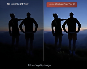 Hành động năm Pro thể thao máy ảnh màn hình cảm ứng Tuổi thọ pin dài không thấm nước ẩn 155 góc rộng CMOS cảm biến Wifi 64GB MicroSD 4k - Product Image 6