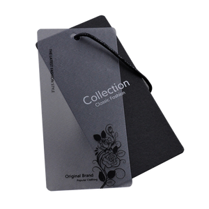 Luxury <strong>Custom</strong> hang <strong>Tags</strong> with logo Design and Printing Fashion Garment Paper hang <strong>Tag</strong> Embossed Clothing Swing <strong>Tag</strong> with <strong>String</strong> - Product Image 2