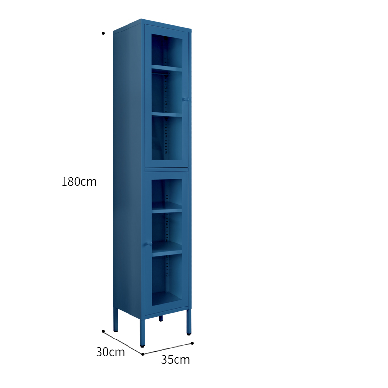 good quality steel material KD Home furniture household bookcase metal crevice storage cabinet for home and office use