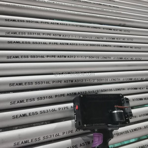 AISI ASTM TP 304/304L/309S/310S/316L/316ti 4 \ "Sch40ステンレス鋼管ラウンドパターンBA表面仕上げ付きJIS標準