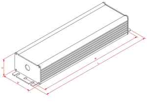 Controlador LED de alto rendimiento, 55W, 140V, potencia de salida de 60W con 700MA, voltaje de entrada único máximo, producto de CA de corriente constante de 110V - Product Image 3