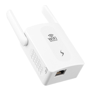 QCA9533 300 Mbit/s WiFi AP/Repeater 2PCS 3dBi-Festantenne Drahtloser WiFi-Repeater mit 1*10/100Mbps LAN-Netzwerk anschluss