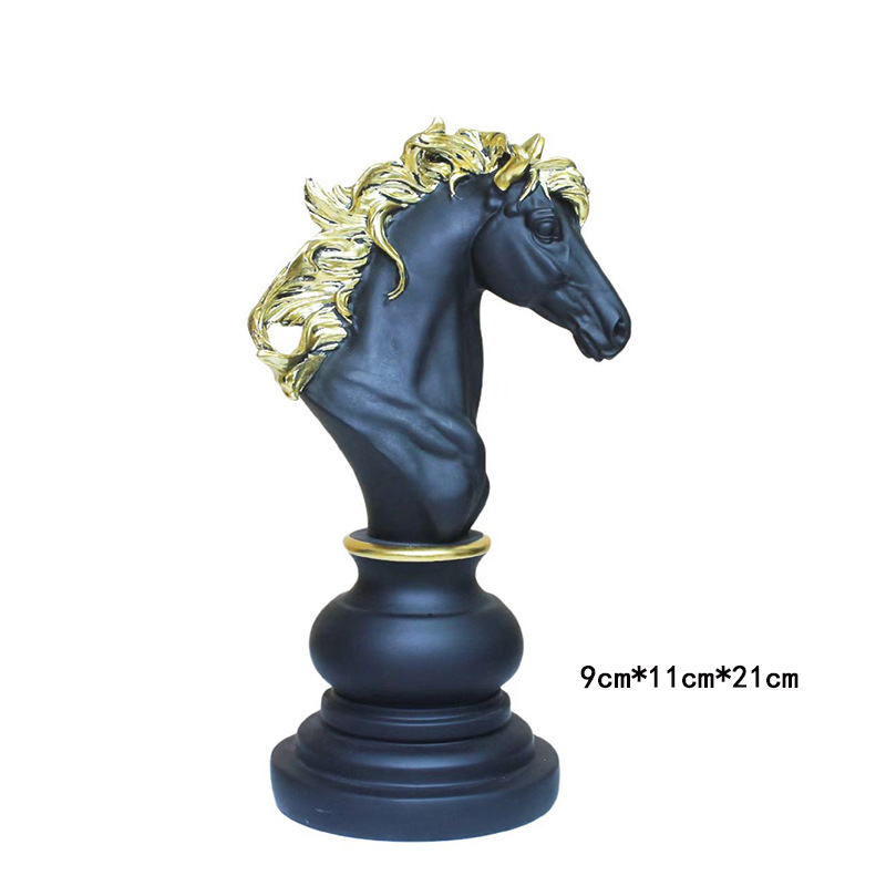 Chevalier moyen noir