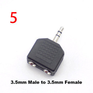 <strong>RCA</strong> Connector 3.5mm Spliter Plug to <strong>2</strong> <strong>RCA</strong> Jack Male to Female 3.5 to AV Audio <strong>2</strong> in <strong>1</strong> Stereo Headset Dual Headphone Audio Adapter - Product Image 5