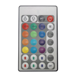 Renkli RGB için ultra-ince kızılötesi uzaktan kumanda LED ışık evrensel 38K IR uzaktan kumanda 24/28/32 tuşları OEM ODM özel - Product Image 1