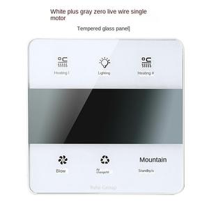 智能家居Wifi智能壁灯开关1/2/3组支持带温度显示屏的语音/应用/触摸控制