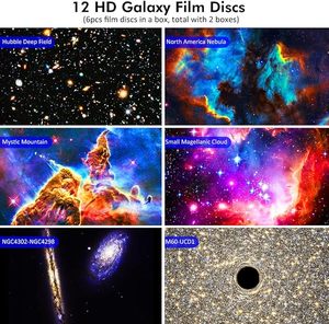 Galaxy Projector HD Image Star Galaxy Light with 13 Film Discs Planetarium Projector for Kids、360回転1/2hタイマー - Product Image 4