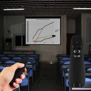 2.4G RF Wireless Presenter puntatore Laser pagina PPT penna rotante telecomando Air Mouse presentazione multifunzionale punto Laser - Product Image 6