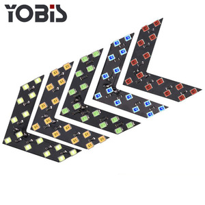 Yobis汽车造型14 SMD箭头转向信号汽车侧镜发光二极管转向信号汽车后视镜指示器 - Product Image 1