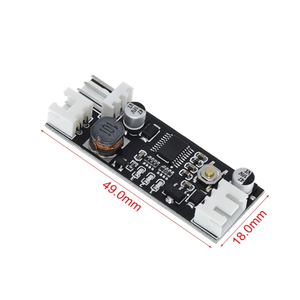 シングル12V DC PWM 2-3ワイヤー温度制御ガバナーケースコンピュータファン温度制御ノイズリダクションモジュール - Product Image 3