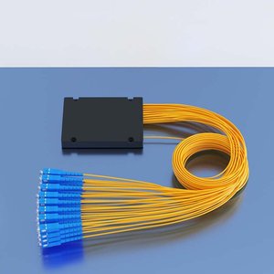 Promoção Preço Plc Splitter 1x16 ABS Caixa Cassetes com SC UPC Conector Tipo Caixa Fiber Splitter Fibra Óptica Splitter
