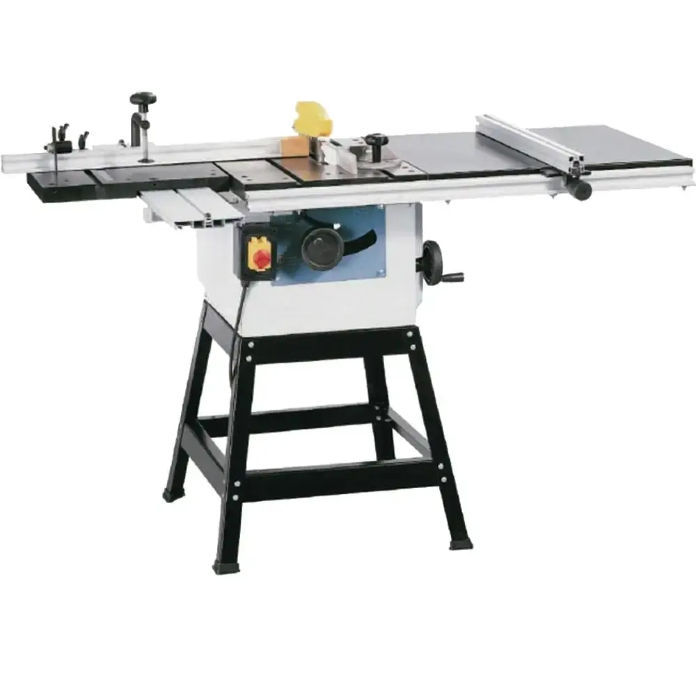 Holzbearbeitungs-Schneidemaschine Gusseisen Schiebetisch-Säge Platten-Tischsäge zum Holzschneiden
