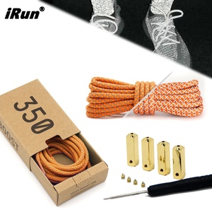IRun Nhiều Màu Sắc 3M Phản Quang Vòng Dây Giày Orange Phản Quang Shoestrings Sneaker Ren Cho Đêm Chạy - Product Image 1