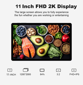 แท็บเล็ตพีซีสำหรับผู้ใหญ่6 GB RAM 128GB รอม11นิ้ว5MP 13 MP กล้องแท็บเล็ตพีซีสำหรับผู้ใหญ่ที่มีช่องใส่ซิม4G Type C แท็บเล็ตพีซี - Product Image 6