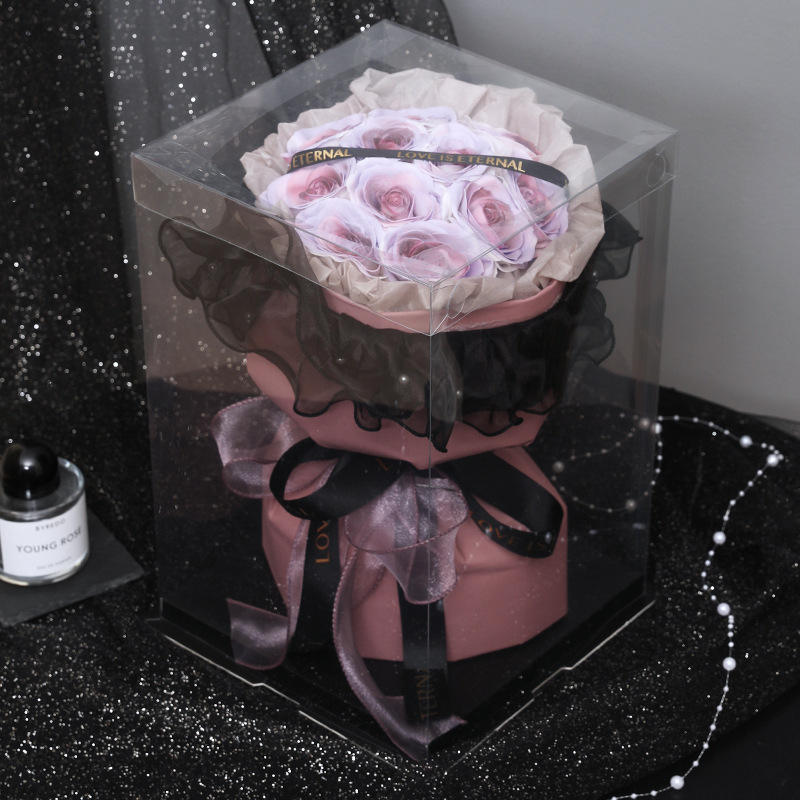 11 black plum sauce bouquet gradient light purple