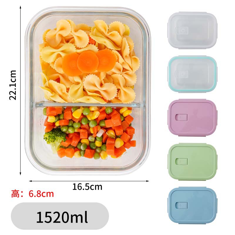 Rectangle 2 compartment-1520ml