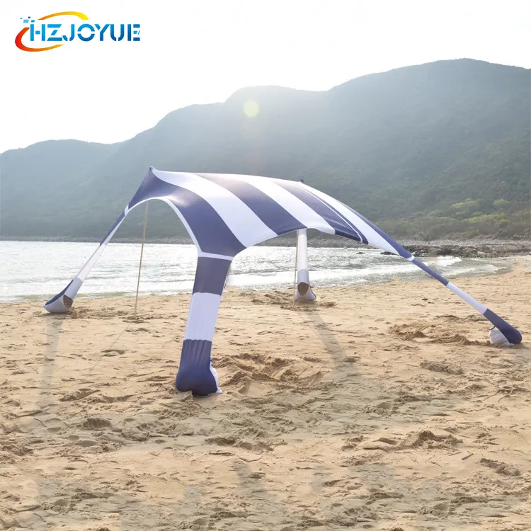 Toldo plegable de lycra con diseño de patrón para la familia, carpa para acampar de 210x210x160cm, para 3 y 4 personas