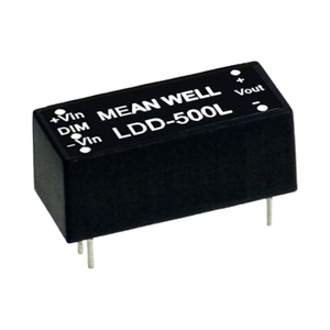 MEAN WELL LDD-500L, 95% Efficiency, 9-36V <strong>Input</strong>, 500mA, 2-32V <strong>Output</strong>, <strong>DC</strong>-<strong>DC</strong> Buck Constant Current LED Driver for LED Lighting - Product Image 3