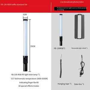 YB-130 RGB 20WกลับหลอดแบบพกพาLed Selfieกล้องวิดีโอเติมแสงRGB Led Stick Lightพร้อมรีโมทสําหรับTiktok - Product Image 5