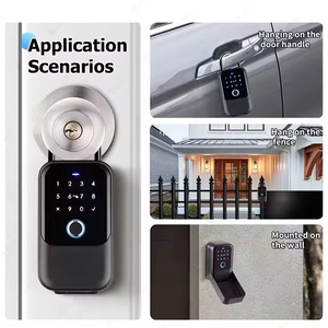Elock ESK5 parmak izi akıllı anahtar kilit kutusu TTLock App dijital kart mekanik anahtar giriş güvenli duvara monte akıllı anahtar kutu - Product Image 6