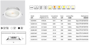 New Design Spot Round Type 2024 Smart Anti-Glare Down <strong>Lights</strong> <strong>12W</strong> <strong>4</strong> Inch Recessed LED Downlight - Product Image 5