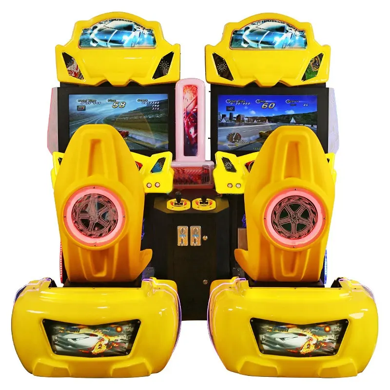 Coin Operated Car Simulator Racing Arcade Game Arcade Car Racing Two Player Arcade Car Racing Game Machine For Sale