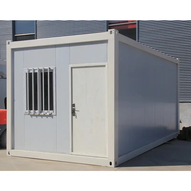 Düşük maliyetli dayanıklı prefabrik 20ft modüler demonte konteyner ev ev Salon ofis