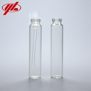 عينة عطر شفافة من الزجاج بسعة 1 مللي و 2 مللي و 3 مللي مع سدادة بلاستيكية - Product Image 3