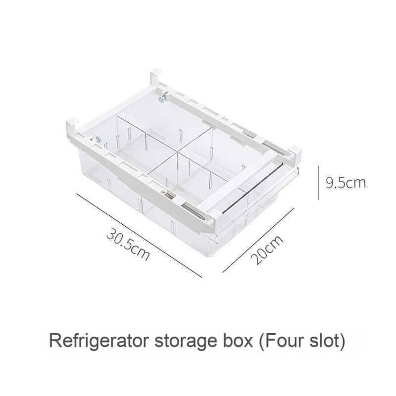 Caja de almacenamiento para refrigerador (Cuatro compartimentos)