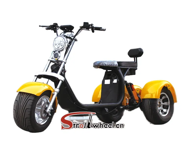 Citycoco электрический скутер 2000W 60-80 км дальность поездки на одной зарядке и 60v Напряжение Электрический трехколесный мотоциклет
