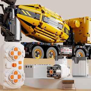 Modelo de Control remoto eléctrico T4005, bloques de construcción de automóviles de plástico para niños, juguete de simulación educativo para juegos de ingeniería - Product Image 4