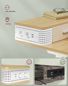 VASAGLE singolo motore ergonomico moderno Computer da ufficio tavolo elettrico regolabile in altezza scrivania in piedi - Product Image 4