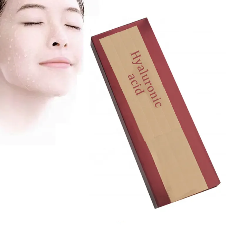 Kore kozmetik hyaluronat asit 1ml 2ml 5ml 50ml 100ml hacim kollajen hyaluronik asit yüz vücut kaldırma için