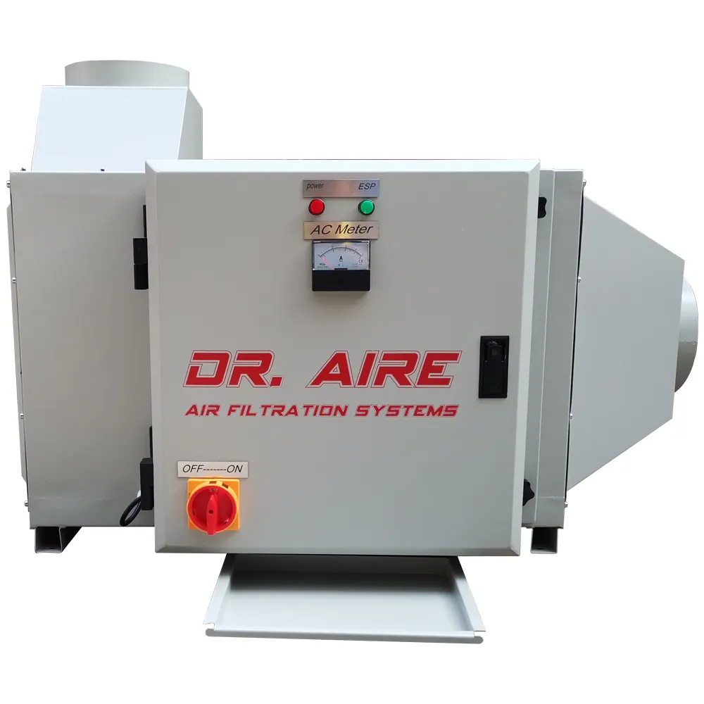 DR. AIRE Over 98% Removal Efficiency Removal Rate Oil Mist Separator Collector Hot sell Electrostatic Oil Mist Filter