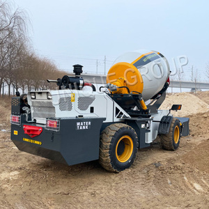 Self Feeding Concrete Mixer Truck for 4 Cubic Meter Volume Self <strong>Loading</strong> Concrete Mixer Small Self <strong>Loading</strong> Cement Mixture - Product Image 5