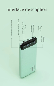 热卖移动电源20W 10000毫安时电源组方便大容量手机快速充电 - Product Image 5