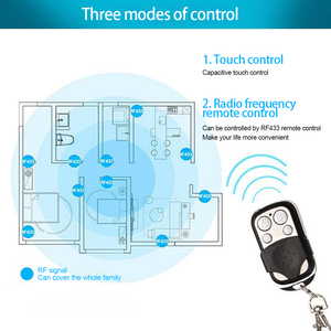 Multifunctional RF433RF315 <strong>Remote</strong> <strong>Control</strong> Unit Can Be Matched with Code for <strong>Multi</strong>-Purpose <strong>Remote</strong> <strong>Control</strong> Switches