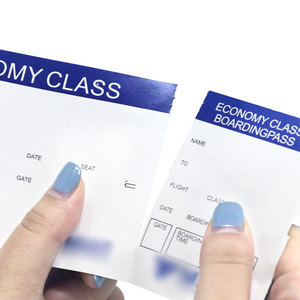 Özelleştirilmiş termal uçak biniş kartı bilet uçuş rezervasyonu - Product Image 2
