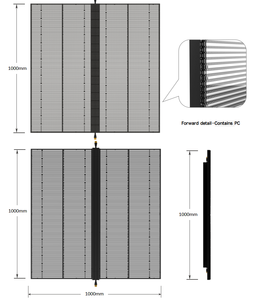 ผนังโปร่งใส LED สำหรับหน้าจอกระจก3D กำหนดเองจอแสดงผลโฆษณาโปร่งใส LED ในร่ม