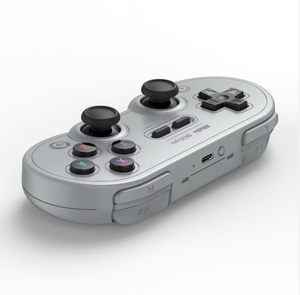 2024 8Bitdo SN30 Pro GamePad Spielcontroller für Android IOS MacOS PC und Switch kabelloser BT Joystick grau - Product Image 1